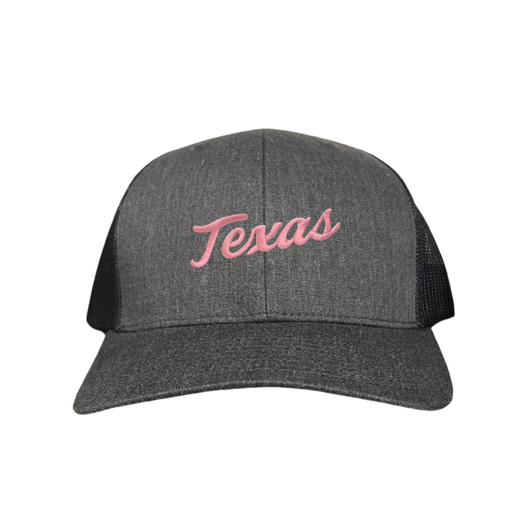 Texas Longhorns / Pink Texas Script Retro / Dad Hat - 021 - CT
