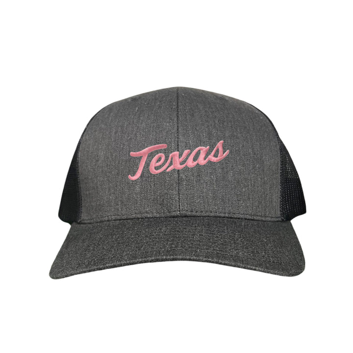 Texas Longhorns / Pink Texas Script Retro / Dad Hat - 021 - CT