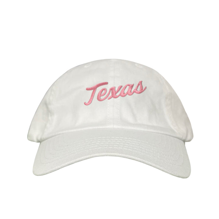 Texas Longhorns / Pink Texas Script Retro / Dad Hat - 021 - CT