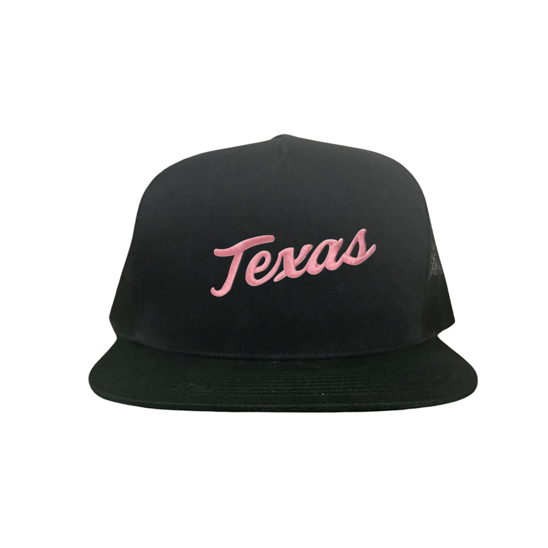 Texas Longhorns / Pink Texas Script Retro / Dad Hat - 021 - CT