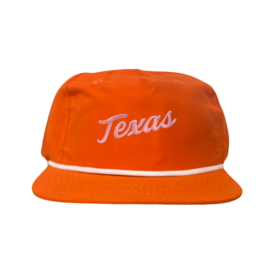 Texas Longhorns / Pink Texas Script Retro / Dad Hat - 021 - CT