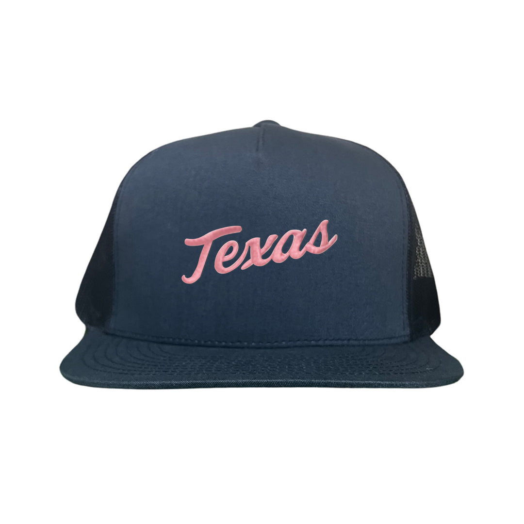 Texas Longhorns / Pink Texas Script Retro / Dad Hat - 021 - CT