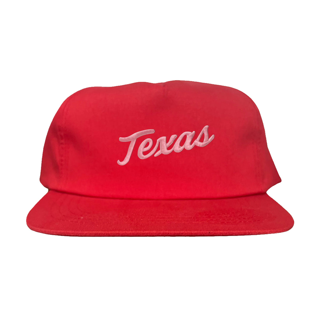 Texas Longhorns / Pink Texas Script Retro / Dad Hat - 021 - CT