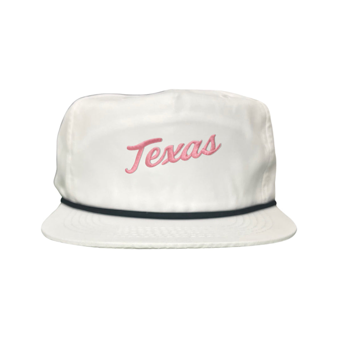 Texas Longhorns / Pink Texas Script Retro / Dad Hat - 021 - CT