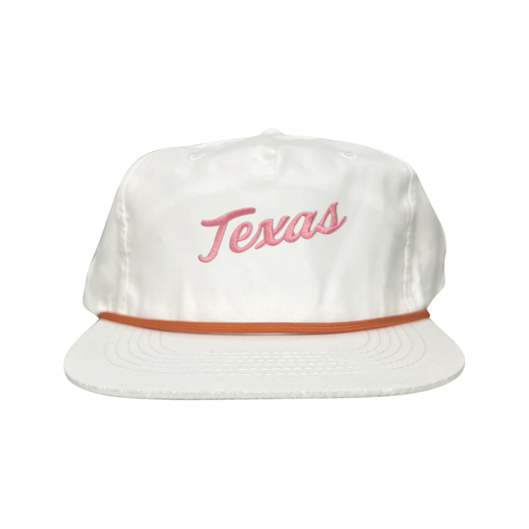 Texas Longhorns / Pink Texas Script Retro / Dad Hat - 021 - CT