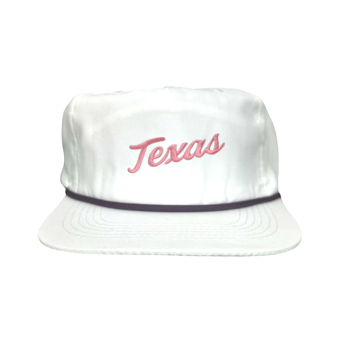 Texas Longhorns / Pink Texas Script Retro / Dad Hat - 021 - CT