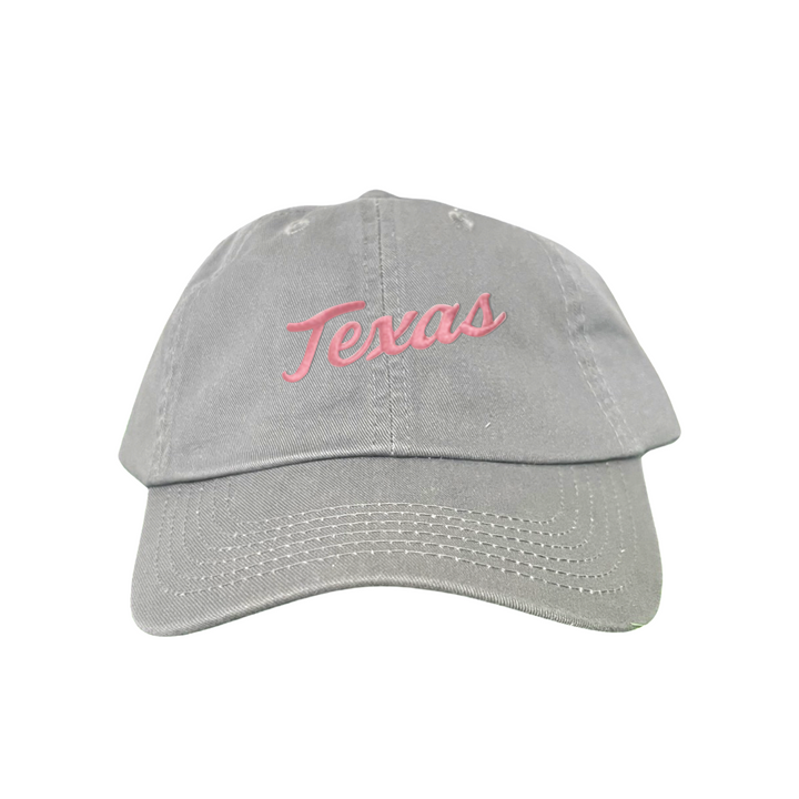 Texas Longhorns / Pink Texas Script Retro / Dad Hat - 021 - CT