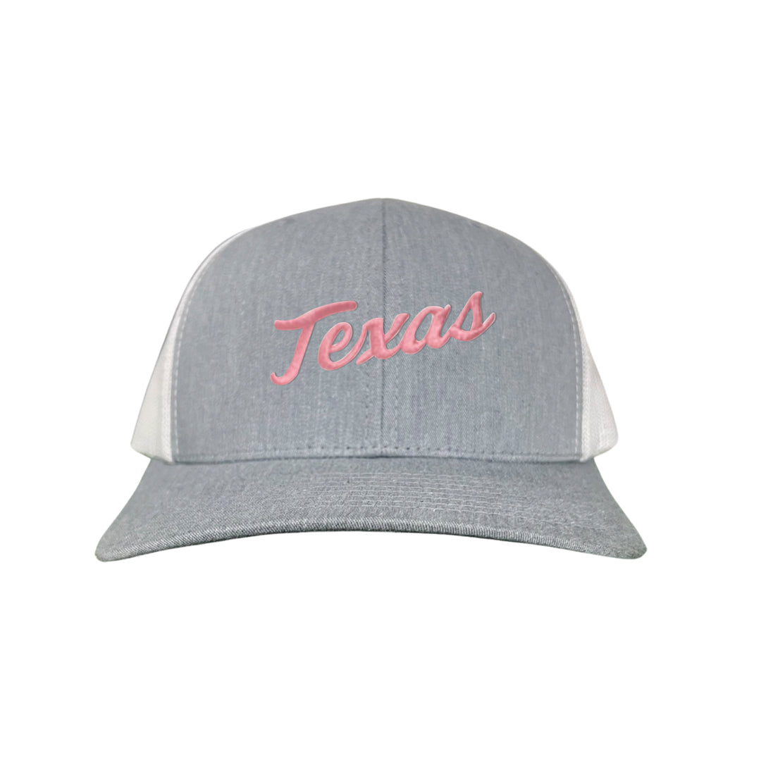 Texas Longhorns / Pink Texas Script Retro / Dad Hat - 021 - CT