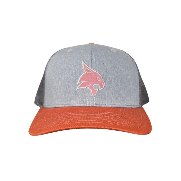 Texas State / Pink Bobcats Logo Embroidered Hat / TXST051 / MM