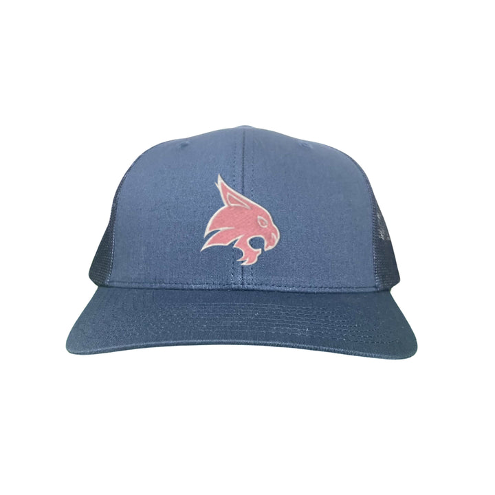 Texas State / Pink Bobcats Logo Embroidered Hat / TXST051 / MM