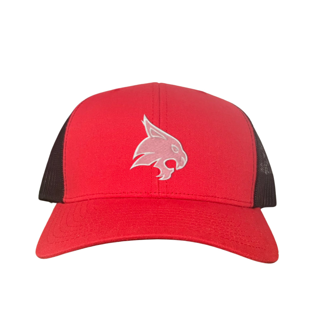 Texas State / Pink Bobcats Logo Embroidered Hat / TXST051 / MM