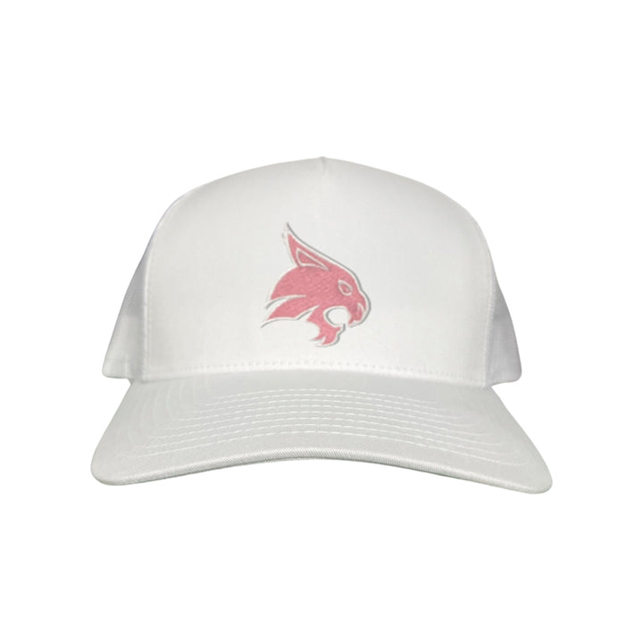 Texas State / Pink Bobcats Logo Embroidered Hat / TXST051 / MM