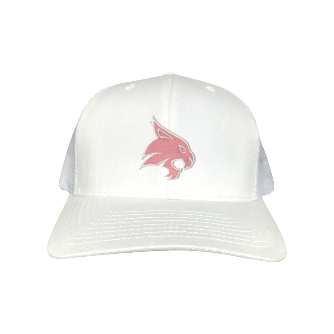 Texas State / Pink Bobcats Logo Embroidered Hat / TXST051 / MM