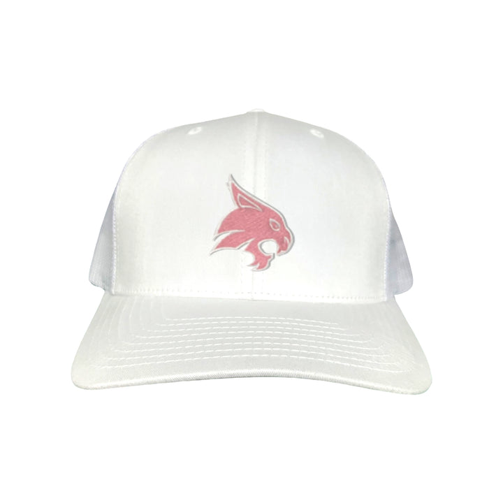 Texas State / Pink Bobcats Logo Embroidered Hat / TXST051 / MM