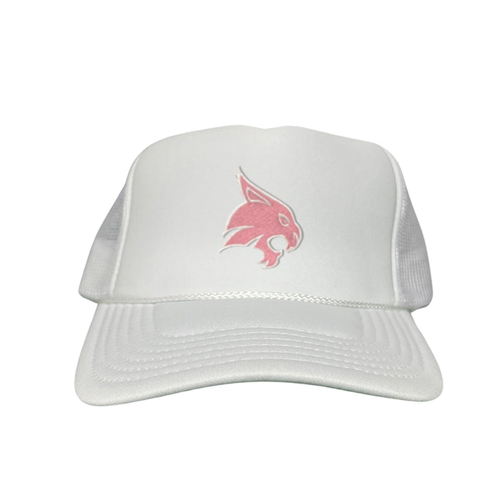 Texas State / Pink Bobcats Logo Embroidered Hat / TXST051 / MM