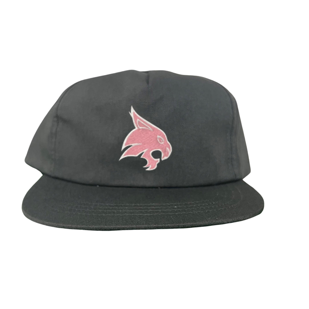Texas State / Pink Bobcats Logo Embroidered Hat / TXST051 / MM