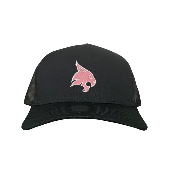 Texas State / Pink Bobcats Logo Embroidered Hat / TXST051 / MM