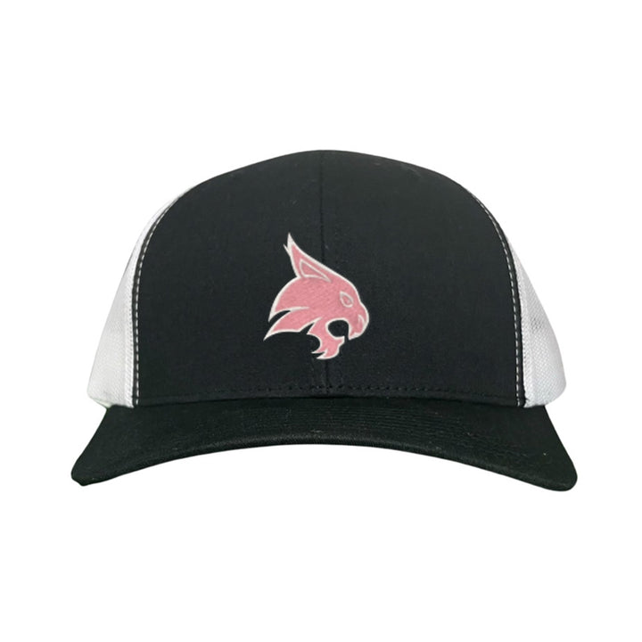 Texas State / Pink Bobcats Logo Embroidered Hat / TXST051 / MM