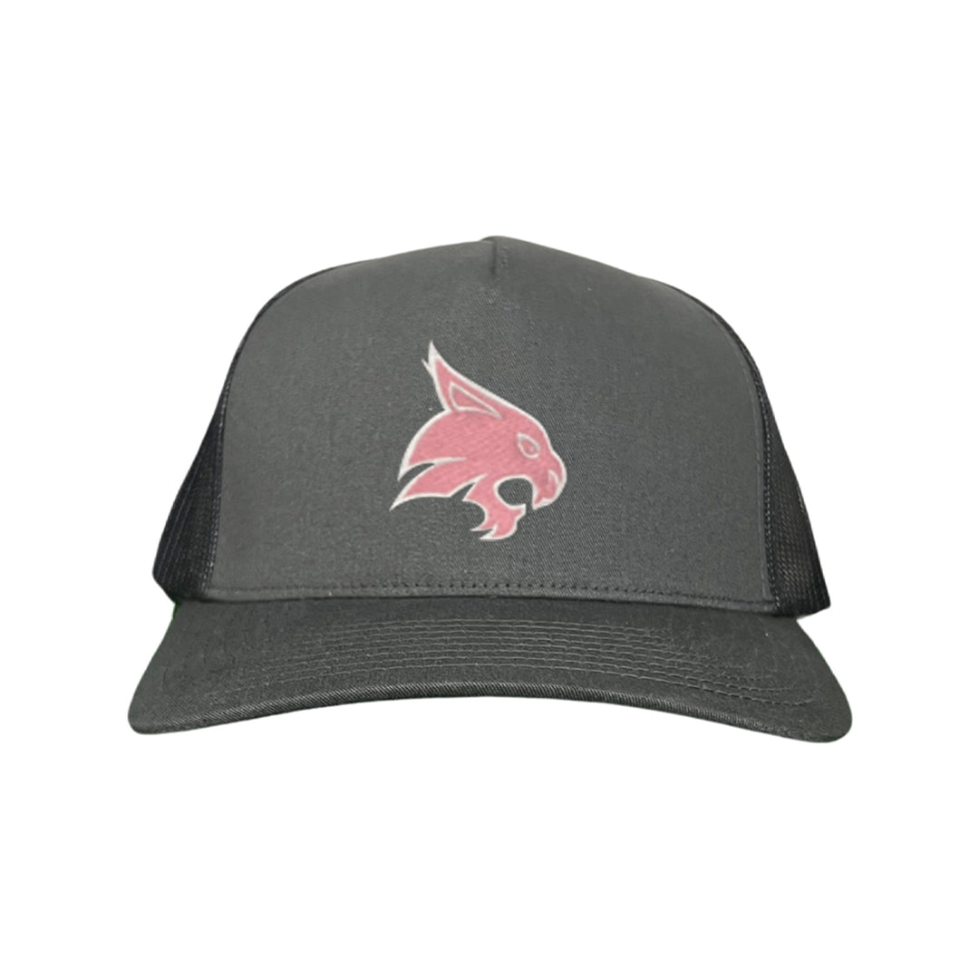 Texas State / Pink Bobcats Logo Embroidered Hat / TXST051 / MM