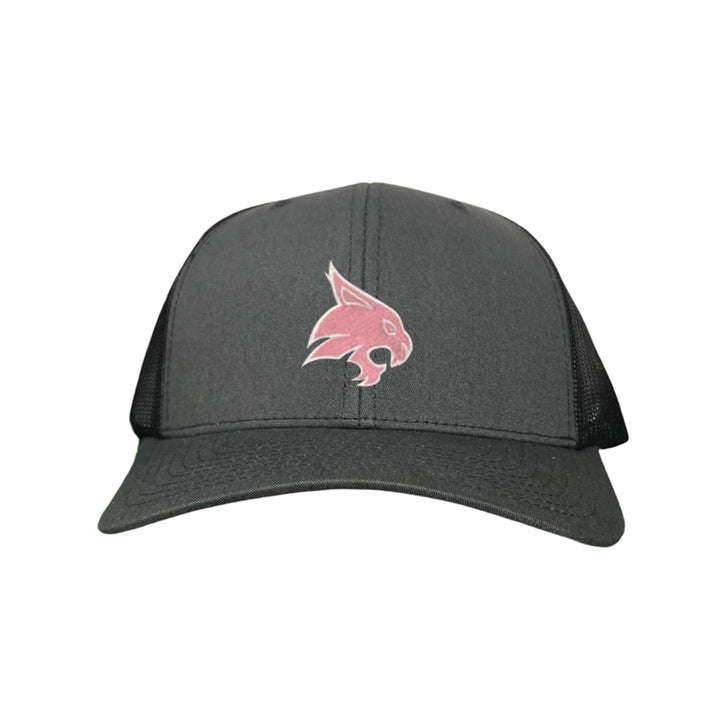 Texas State / Pink Bobcats Logo Embroidered Hat / TXST051 / MM