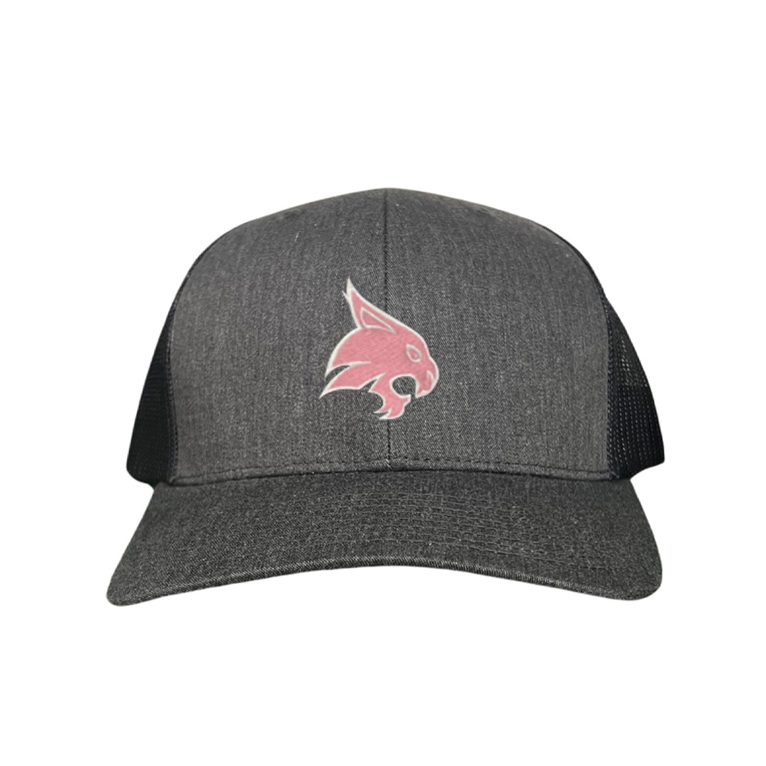 Texas State / Pink Bobcats Logo Embroidered Hat / TXST051 / MM