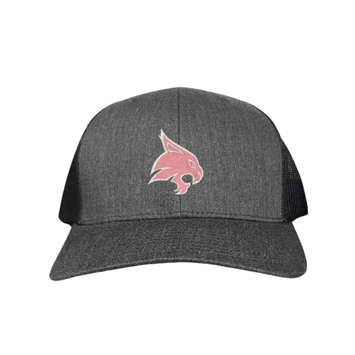 Texas State / Pink Bobcats Logo Embroidered Hat / TXST051 / MM