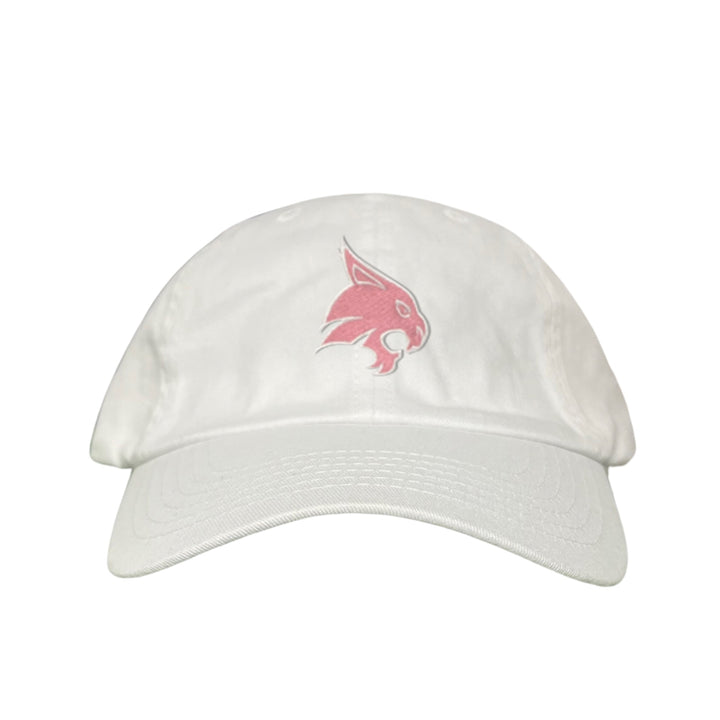 Texas State / Pink Bobcats Logo Embroidered Hat / TXST051 / MM