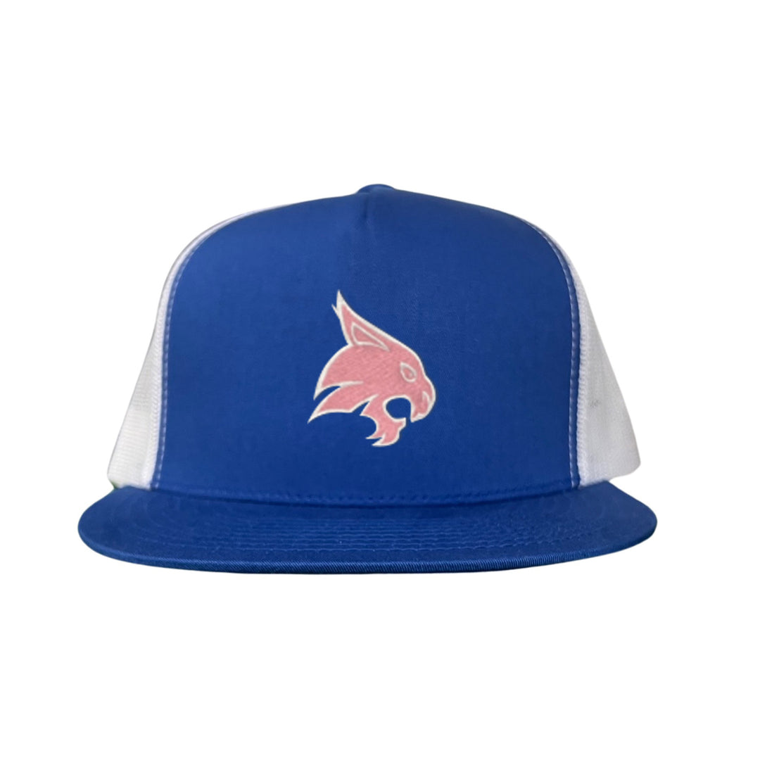 Texas State / Pink Bobcats Logo Embroidered Hat / TXST051 / MM