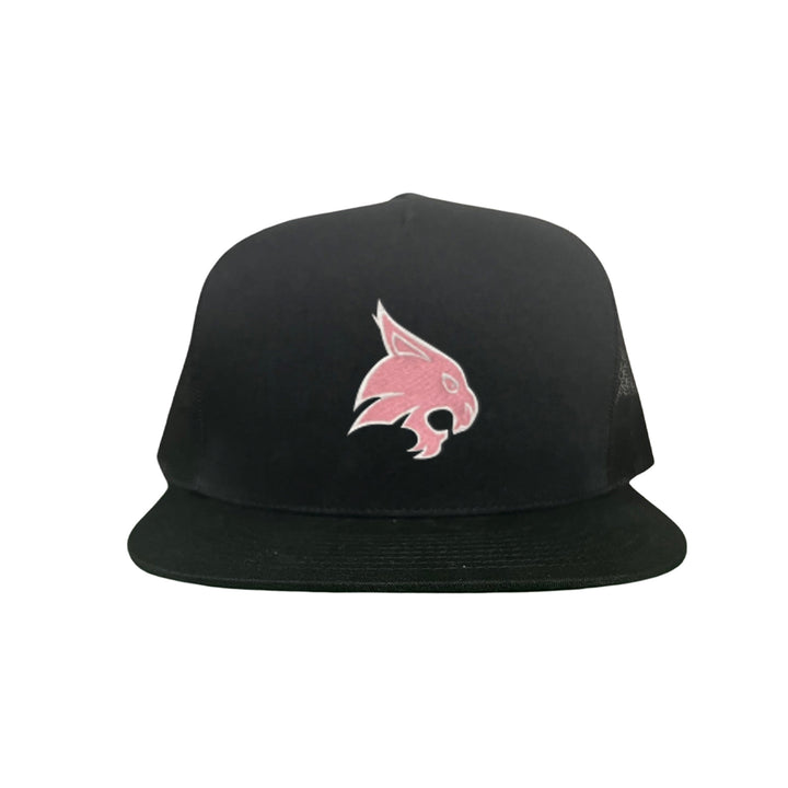 Texas State / Pink Bobcats Logo Embroidered Hat / TXST051 / MM