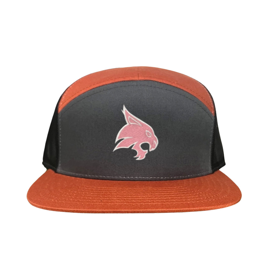 Texas State / Pink Bobcats Logo Embroidered Hat / TXST051 / MM