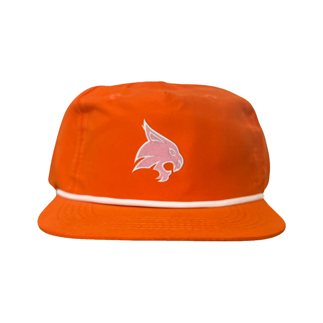 Texas State / Pink Bobcats Logo Embroidered Hat / TXST051 / MM
