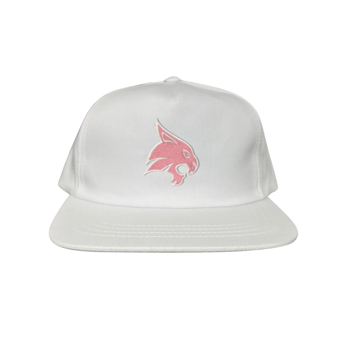Texas State / Pink Bobcats Logo Embroidered Hat / TXST051 / MM