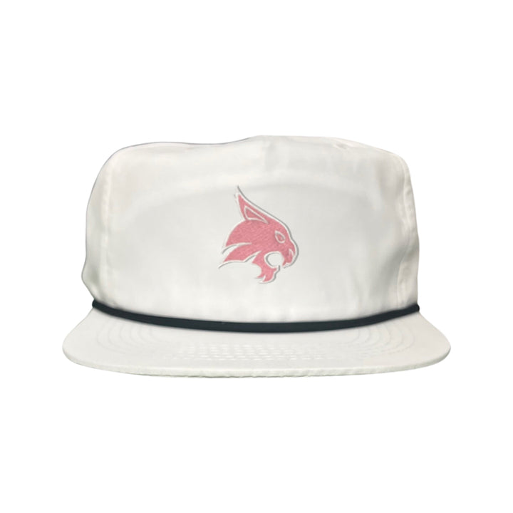 Texas State / Pink Bobcats Logo Embroidered Hat / TXST051 / MM