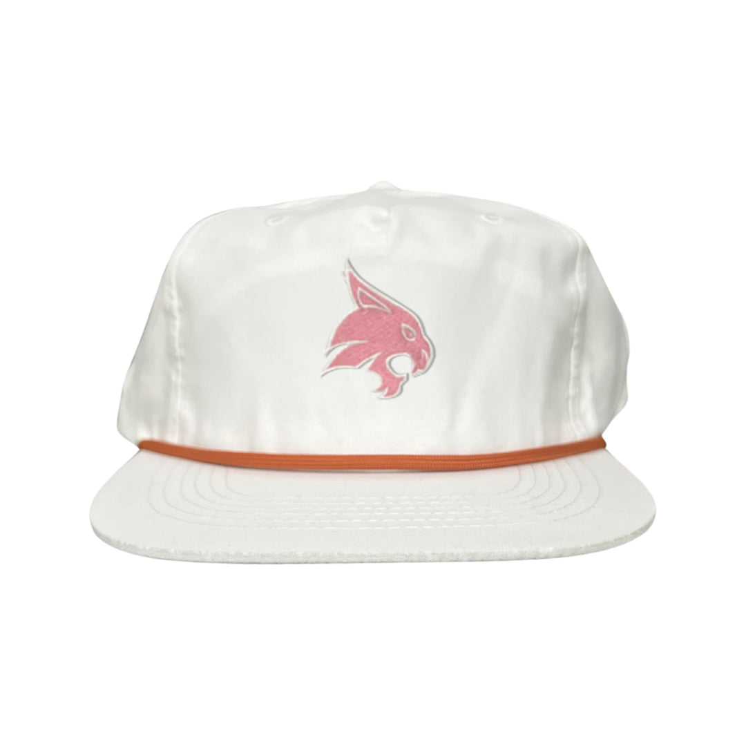 Texas State / Pink Bobcats Logo Embroidered Hat / TXST051 / MM