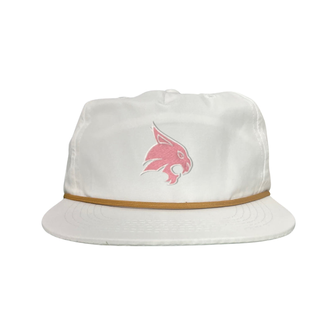 Texas State / Pink Bobcats Logo Embroidered Hat / TXST051 / MM