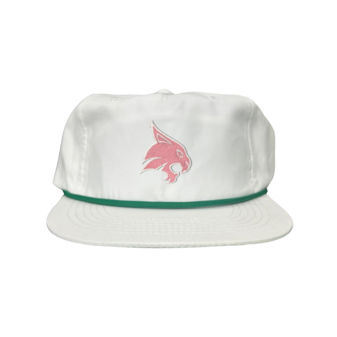 Texas State / Pink Bobcats Logo Embroidered Hat / TXST051 / MM
