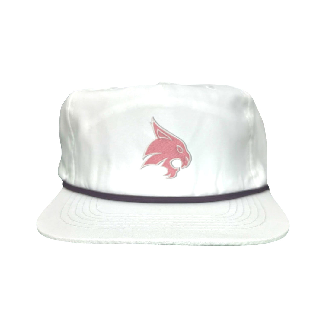 Texas State / Pink Bobcats Logo Embroidered Hat / TXST051 / MM