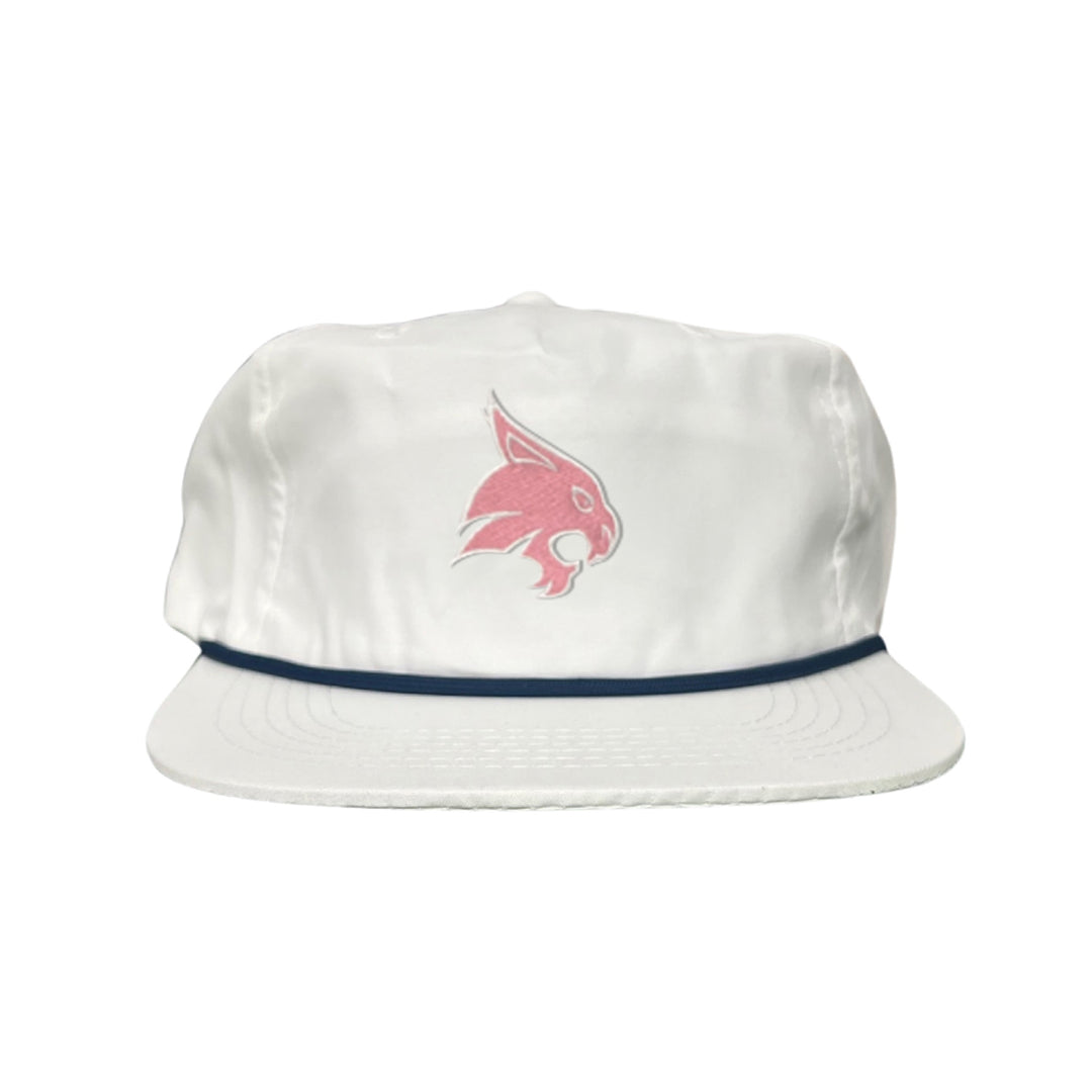 Texas State / Pink Bobcats Logo Embroidered Hat / TXST051 / MM