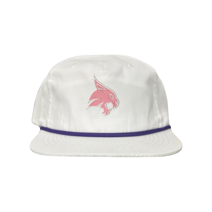 Texas State / Pink Bobcats Logo Embroidered Hat / TXST051 / MM