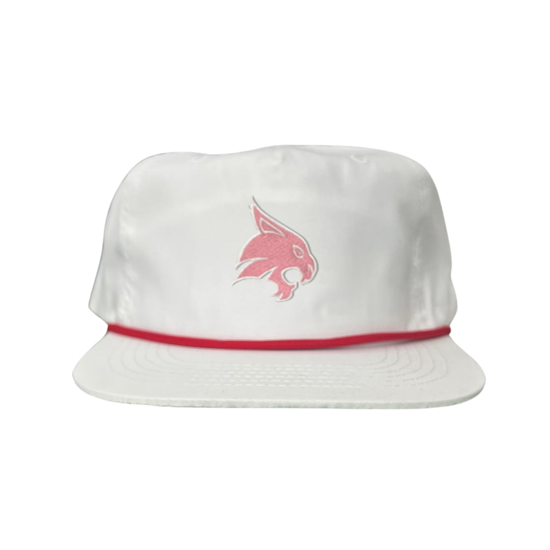 Texas State / Pink Bobcats Logo Embroidered Hat / TXST051 / MM