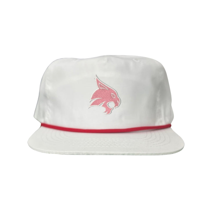 Texas State / Pink Bobcats Logo Embroidered Hat / TXST051 / MM