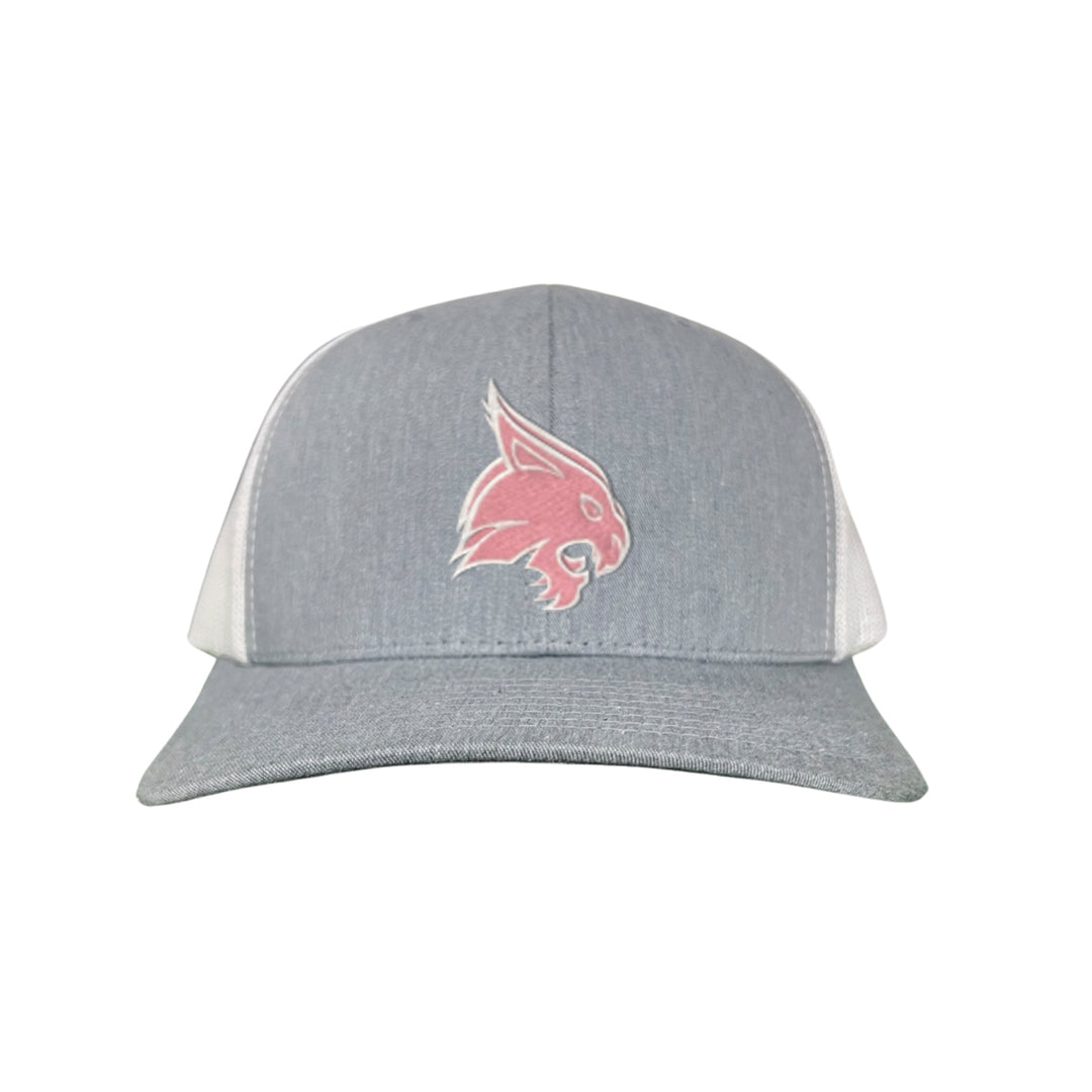 Texas State / Pink Bobcats Logo Embroidered Hat / TXST051 / MM