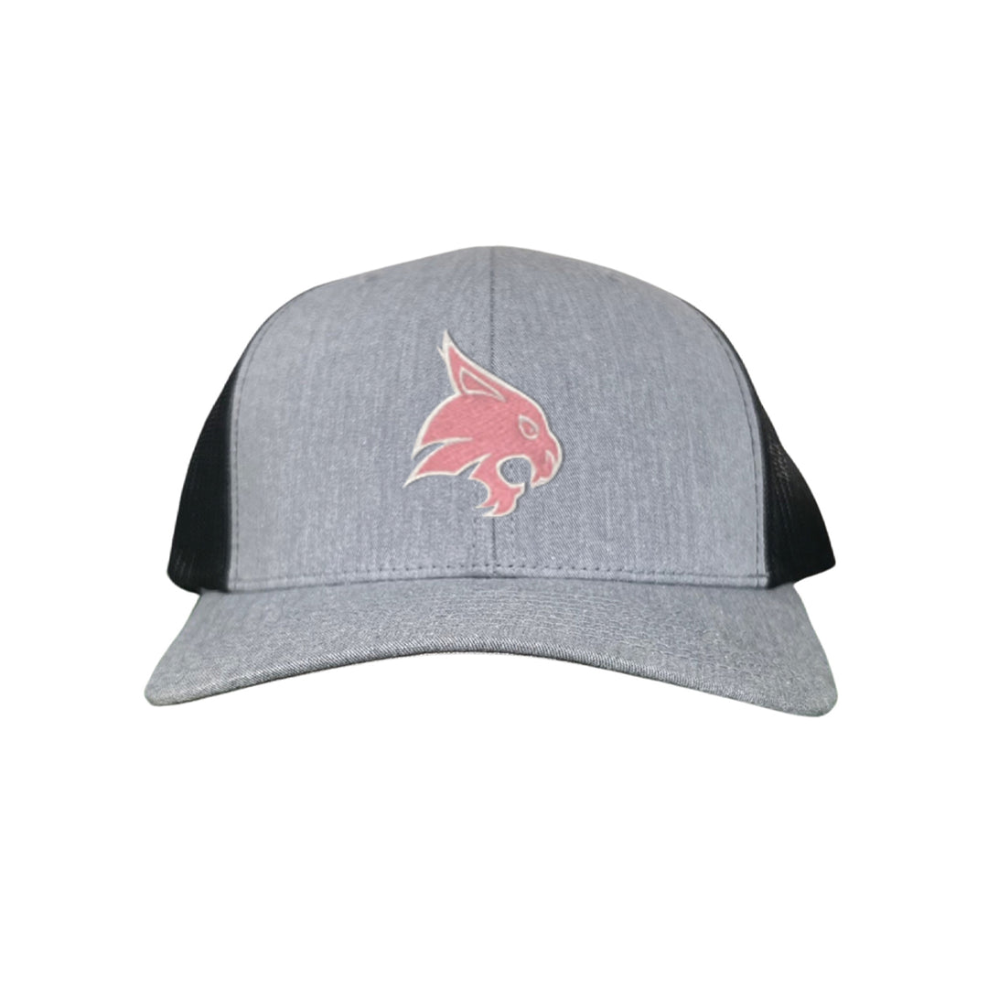 Texas State / Pink Bobcats Logo Embroidered Hat / TXST051 / MM