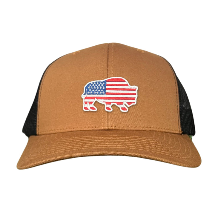 Last Stand Bison American Flag / 068 / MM