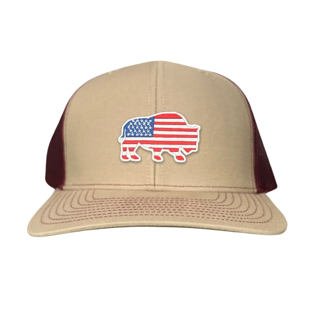 Last Stand Bison American Flag / 068 / MM