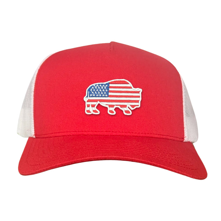 Last Stand Bison American Flag / 068 / MM