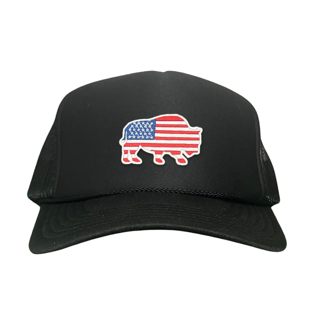 Last Stand Bison American Flag / 068 / MM