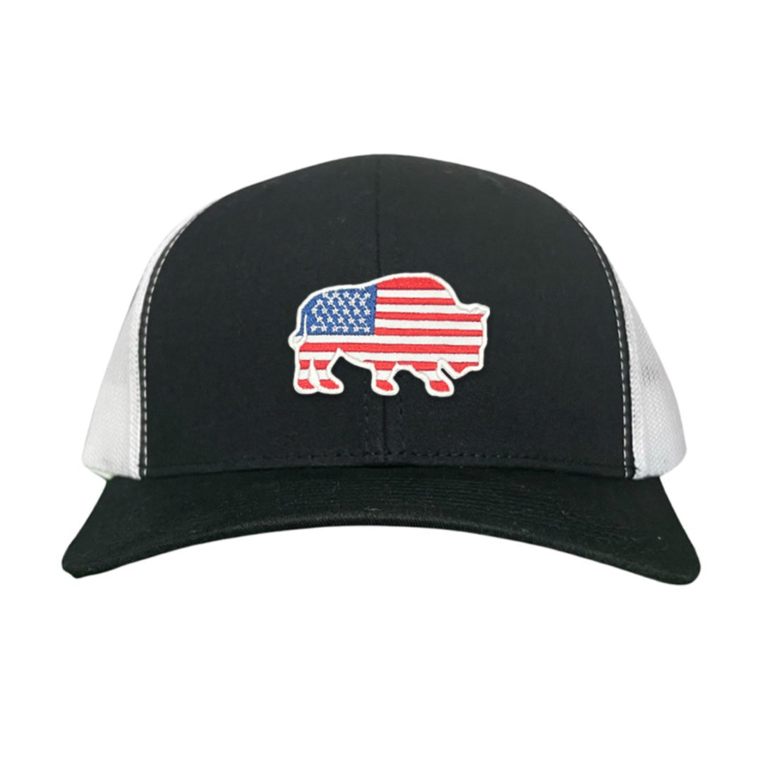 Last Stand Bison American Flag / 068 / MM