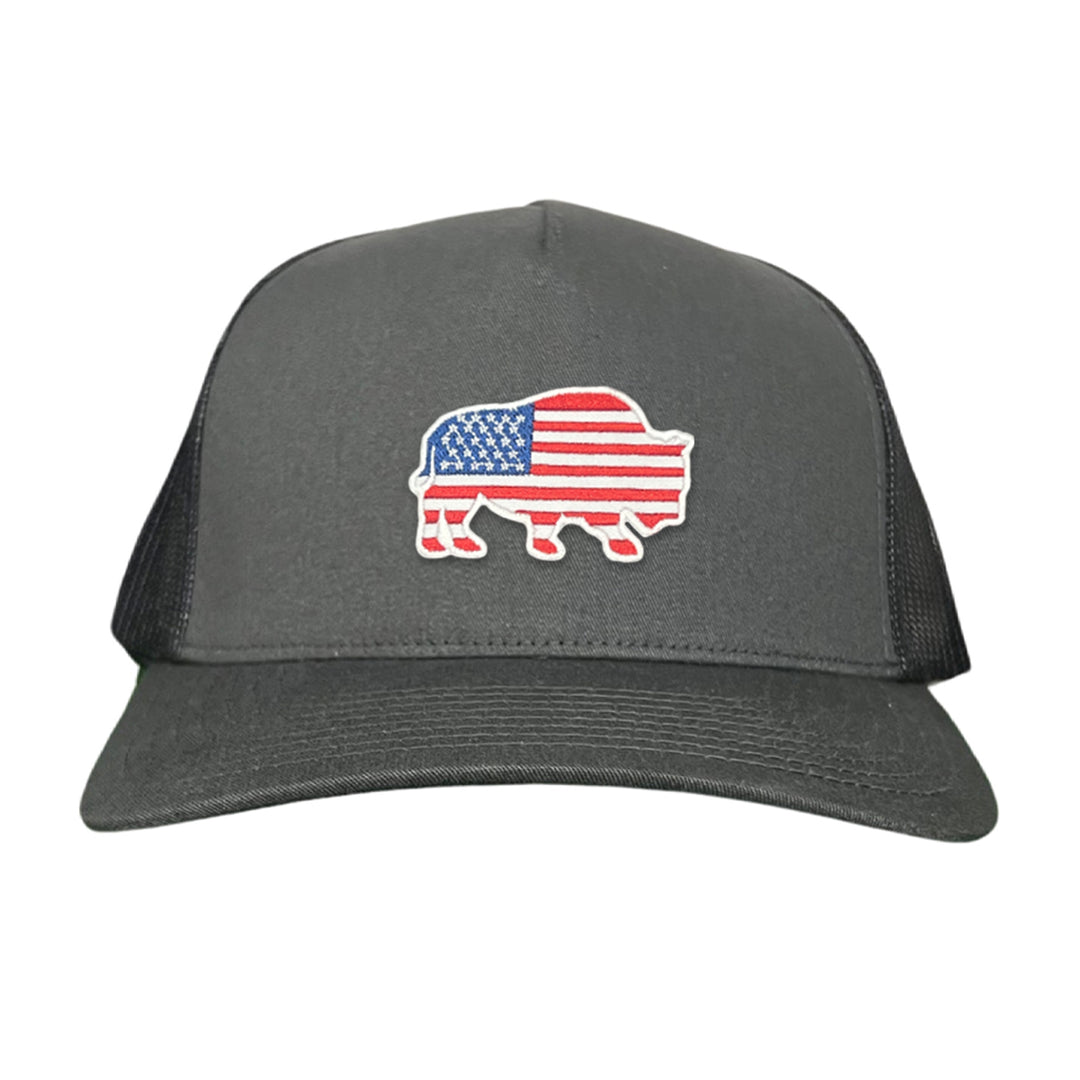 Last Stand Bison American Flag / 068 / MM