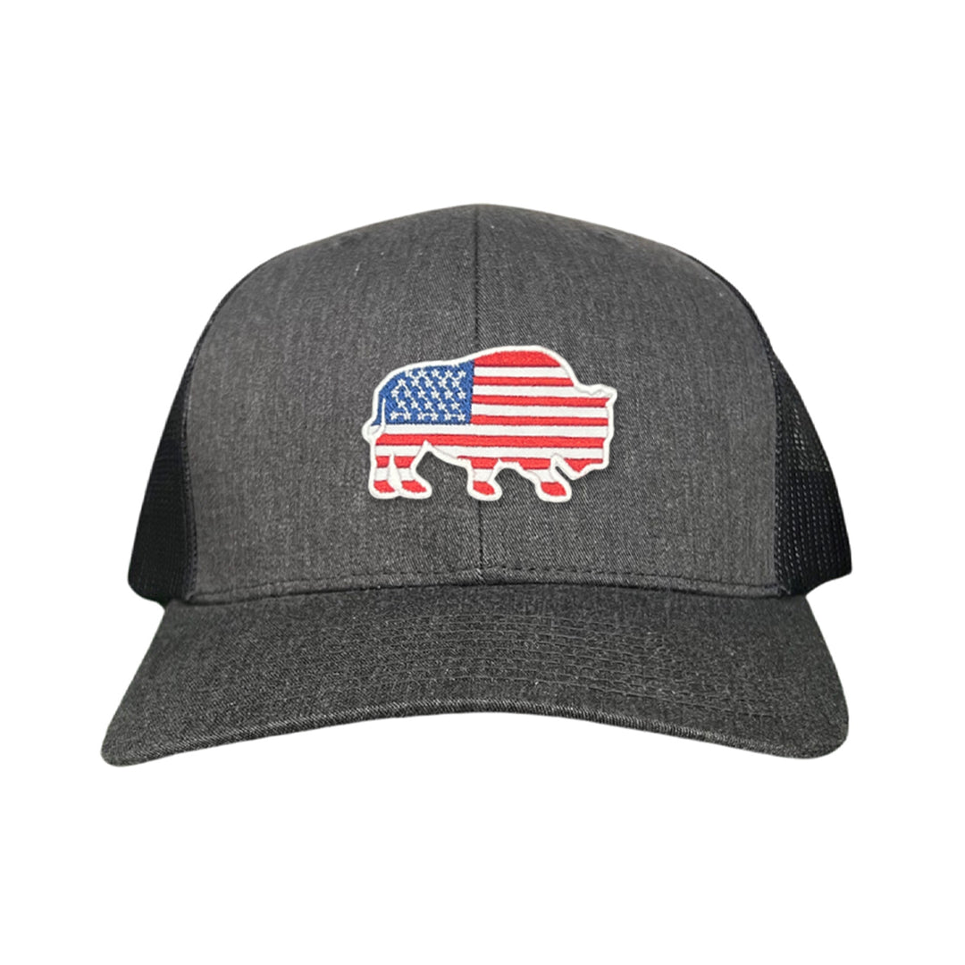 Last Stand Bison American Flag / 068 / MM